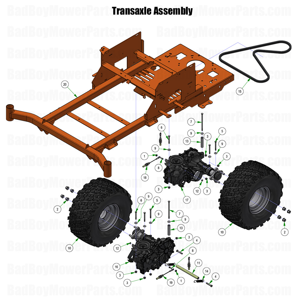 2025 ZT Avenger - Transaxle Assembly
